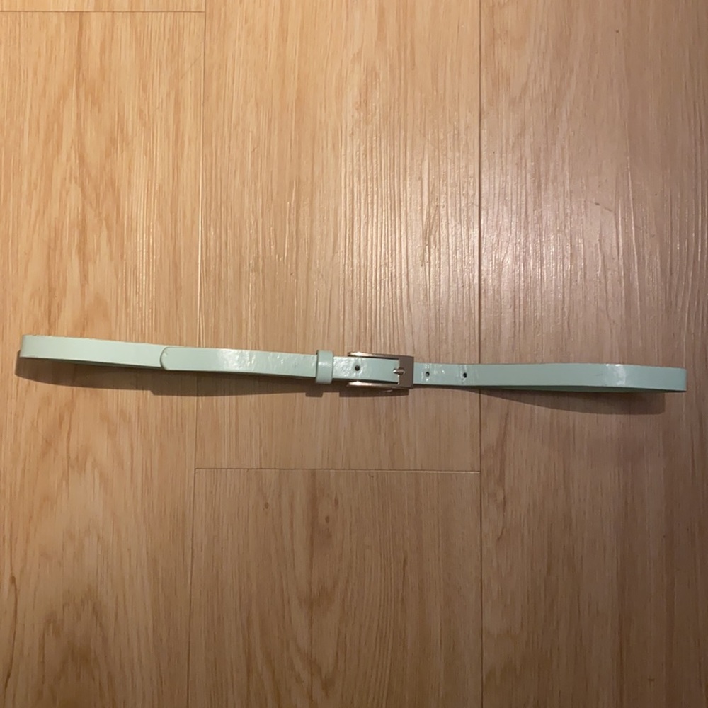 Mint green belt